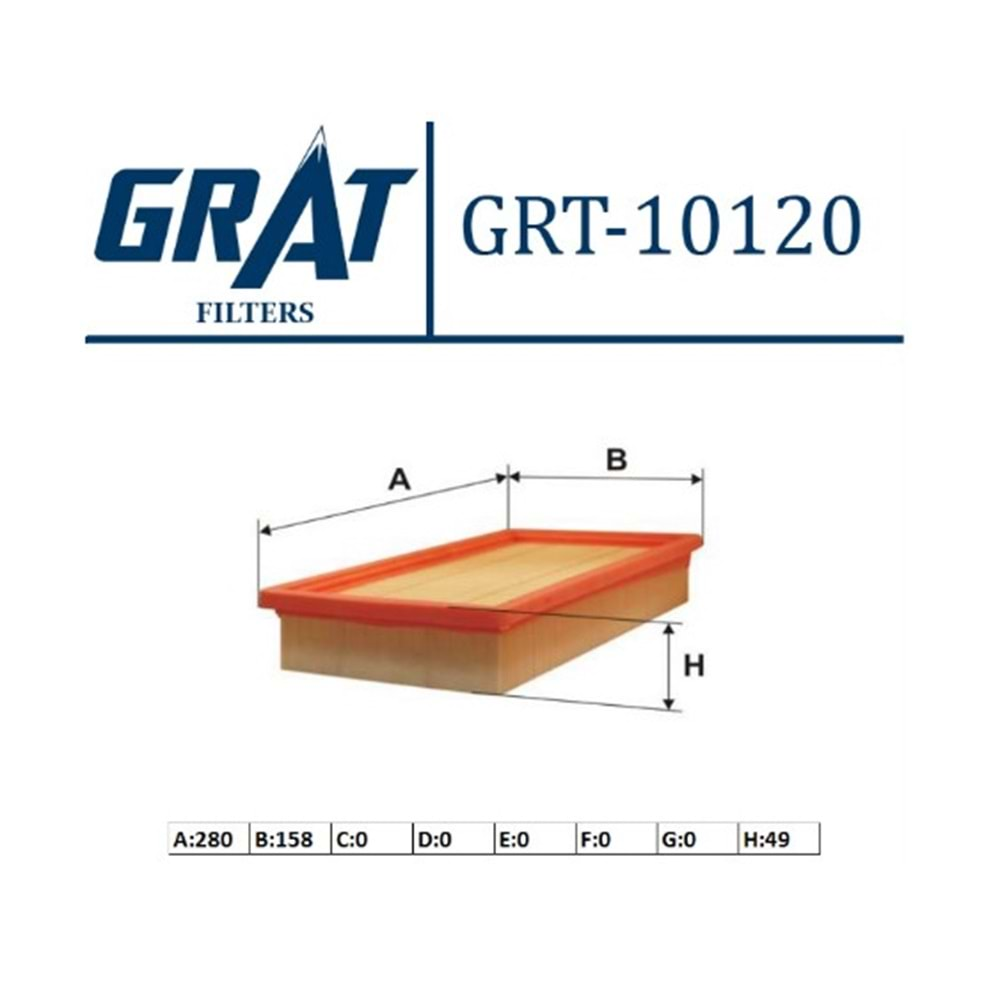 Hava Filtresi Fıat Stılo 1.6I 16V 01 Sonrası