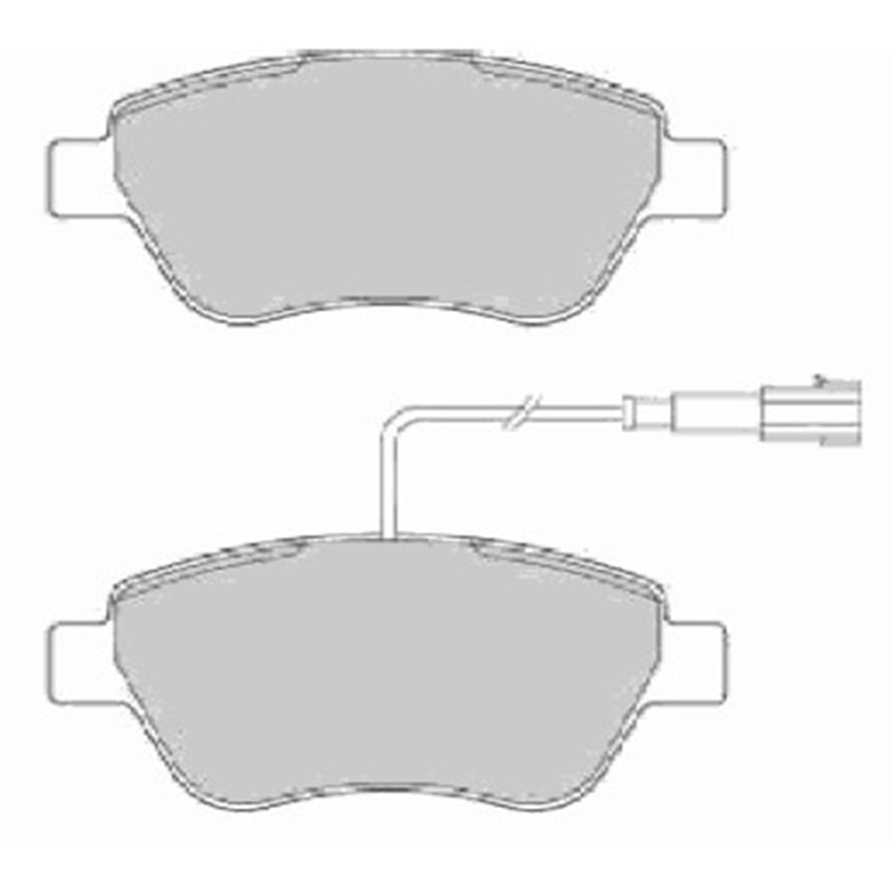 Ön Fren Balatası Fişli Fiat Albea Doblo 1.3