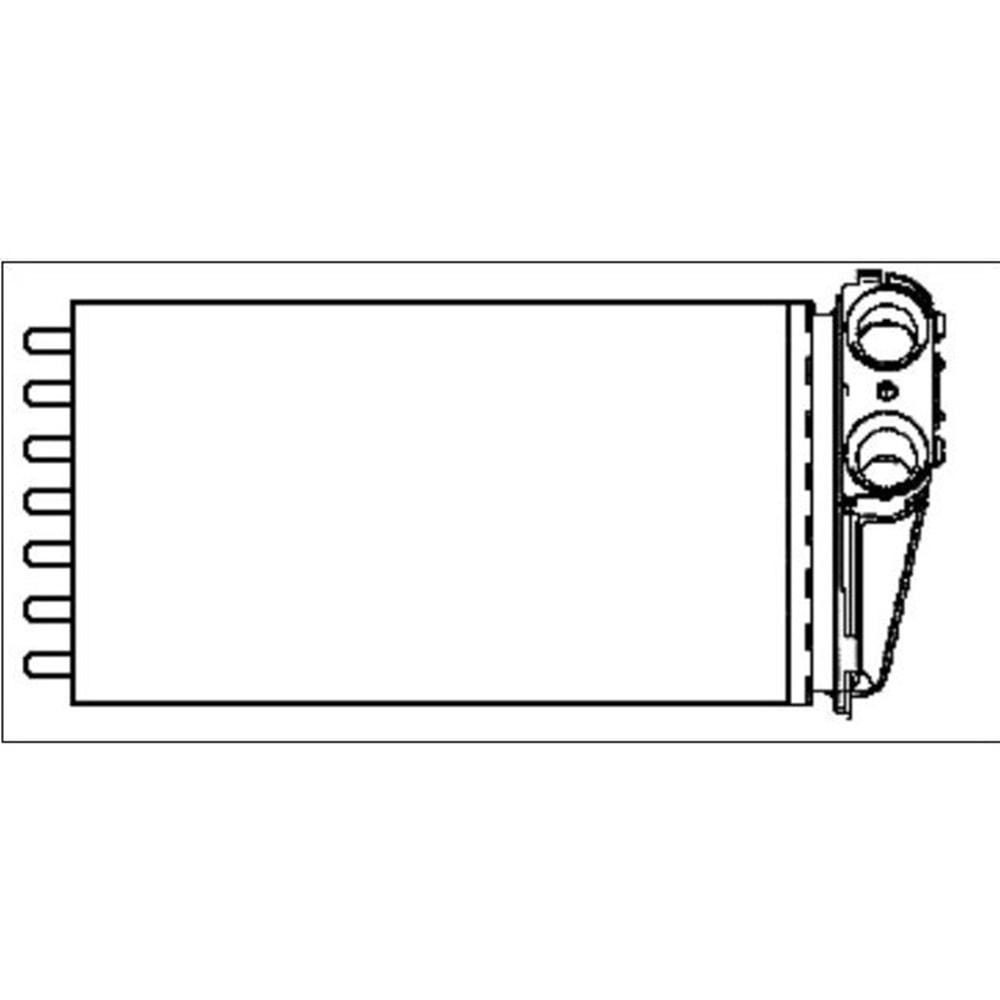 Kalorifer Radyatörü Mekanik Peugeot 307-CC-SW