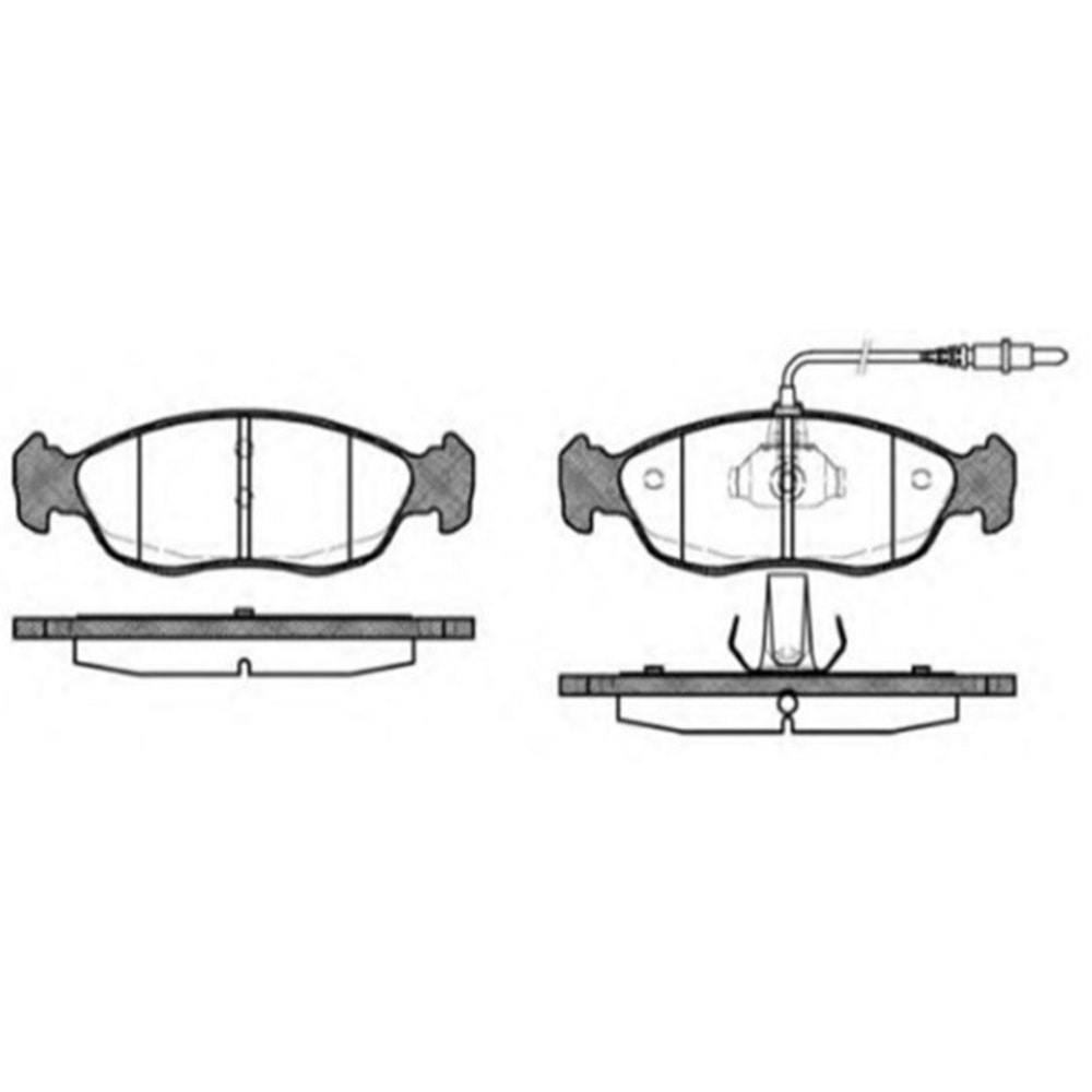 Ön Fren Disk Balata WVA 21430 Peugeot 306 Citroen Saxo Xsara 1.6 16V