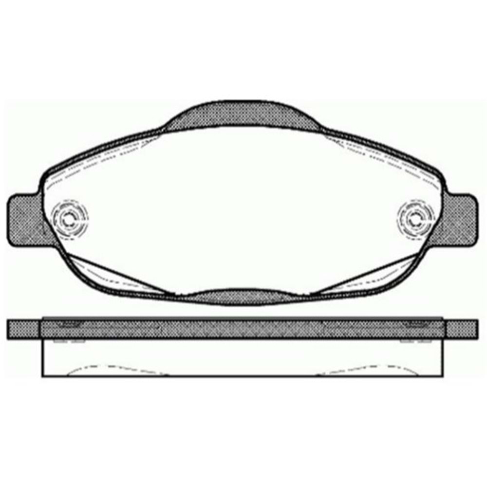 Ön Fren Balatası Peugeot 308 07_13 Arası 308 13 Sonrası 3008 09_13 Arası 1.6Hdi-1.6Vt