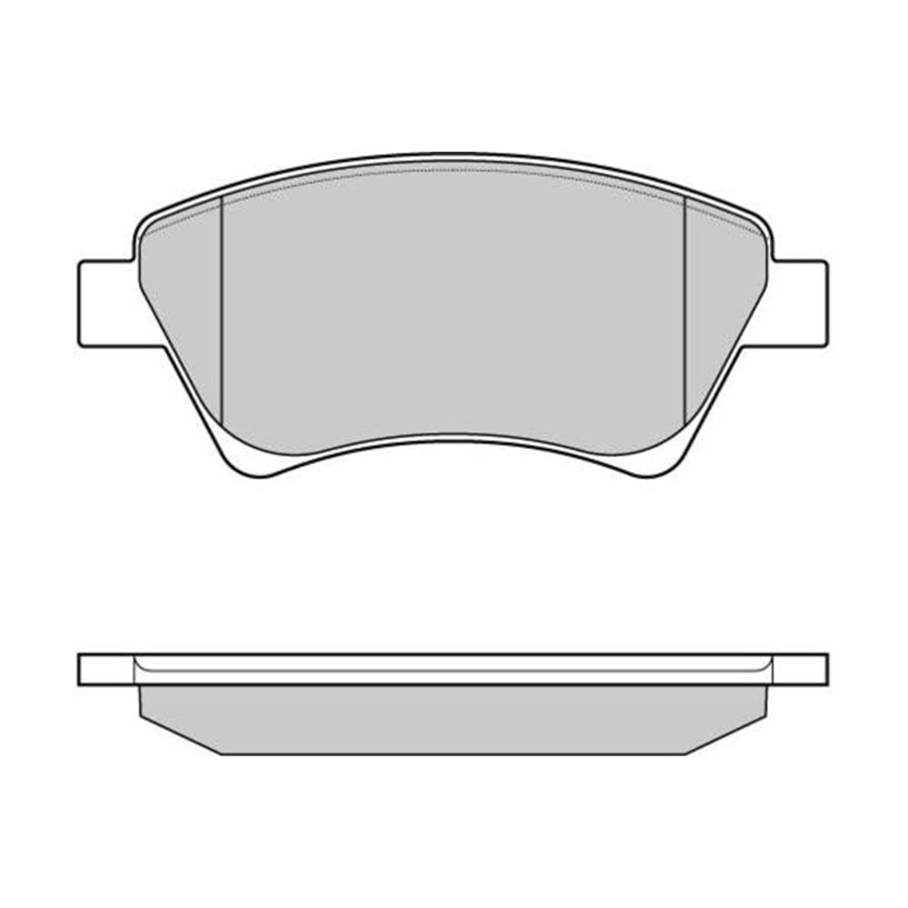 Ön Fren Balatası Renault Megane II 1.5-1.9 Dci 11.02 Sonrası Scenic 05 Sonrası