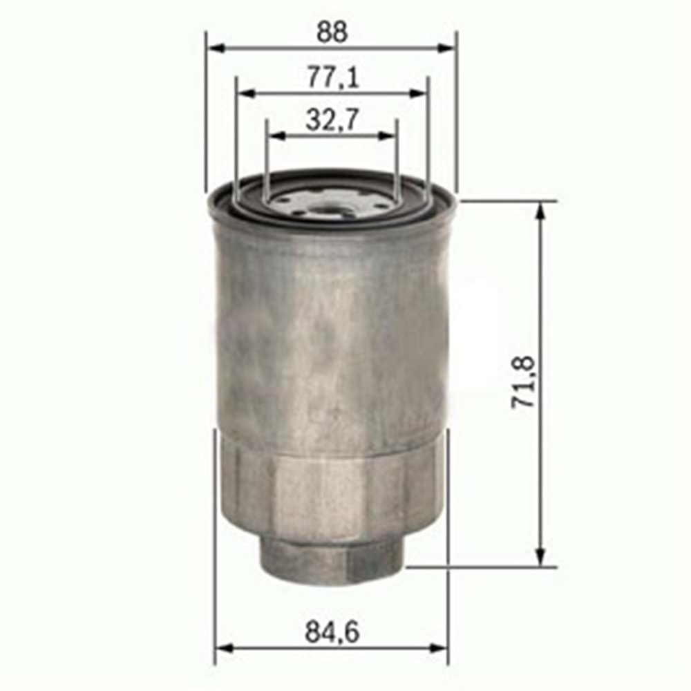 Yakıt Filtresi Volkswagen Transporter III Golf I 305 Jetta II Peugeot Boxer Citroen Jumper 1.6D 1.9D