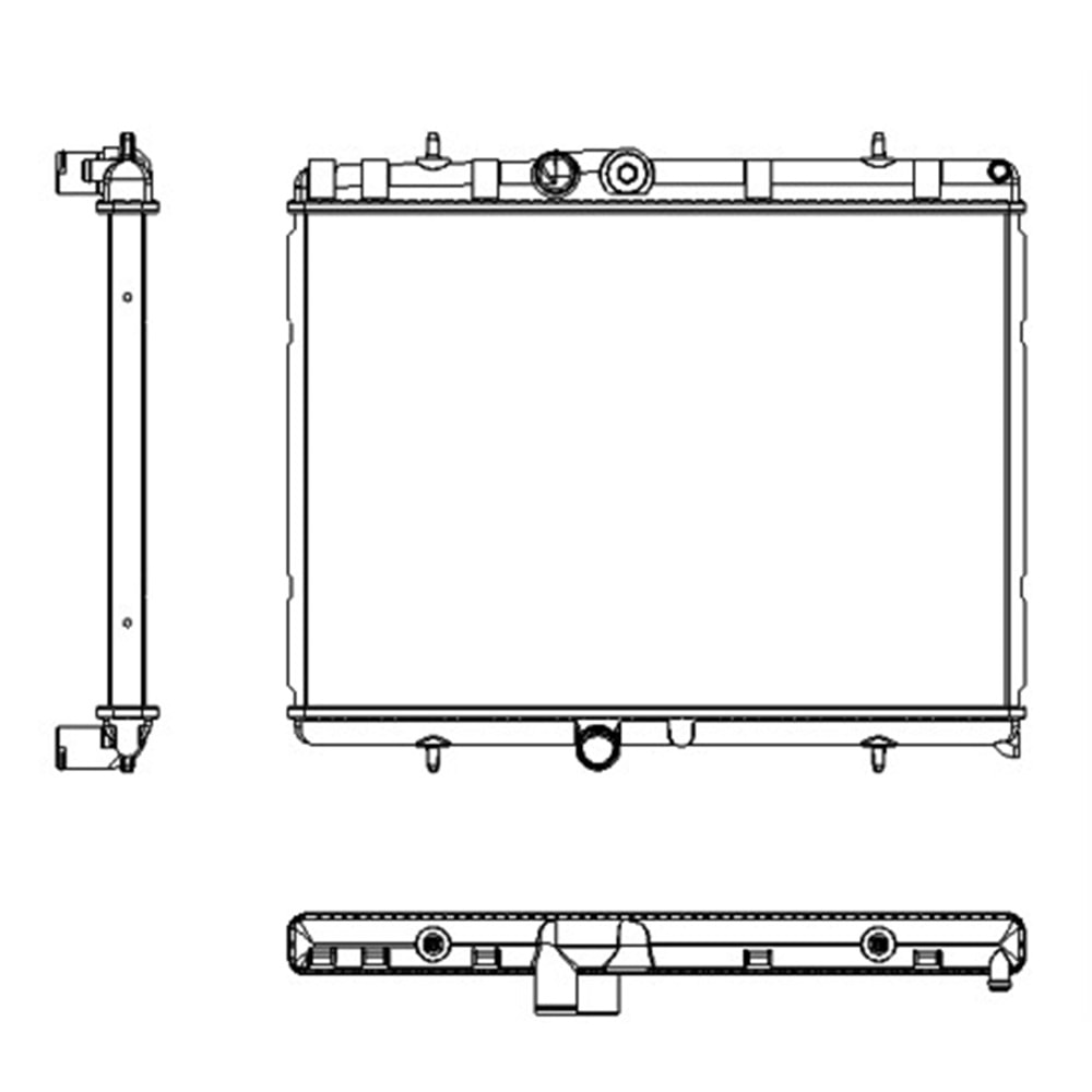 Su Radyatörü Peugeot Partner 1.6 HDI 08 Sonrası