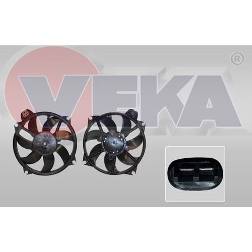 Fan Motoru (Su+Klima) Davlumbazlı Tekli Fan Renault Fluence 1.5 DCI 09 Sonrası