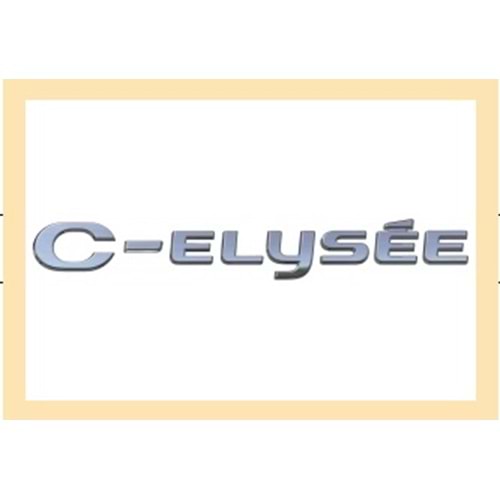 Bagaj Yazısı (C-ELYSEE) Citroen C Elysee