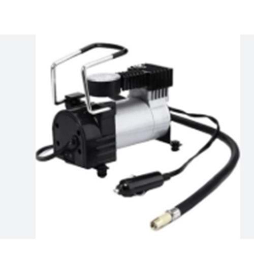 Hava Komprasörü 12V Metal Işıksız Siyah