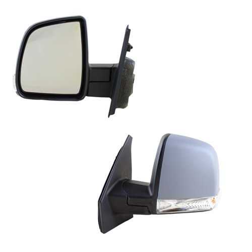 (GVA 1029173) Dikiz Aynası Dış Elektrikli Sol 6 Pin Astarlı Sinyalli Fiat Doblo III