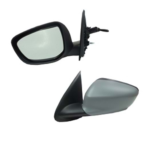 Dış Dikiz Aynası Mekanik Sol Citroen C-Elysee Peugeot 301 13 Sonrası (Astarlı+Asferik Cam)