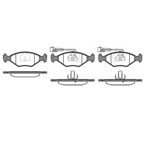 Ön Fren Balatası Fişli Fiat Palio 1.6 Siena 1.6