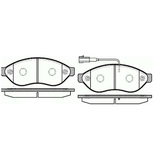 Ön Fren Balatası Wva 24468 Fiat Ducato Peugeot Boxer Citroen Jumper 06_Kısa Şase (MGA-55122)