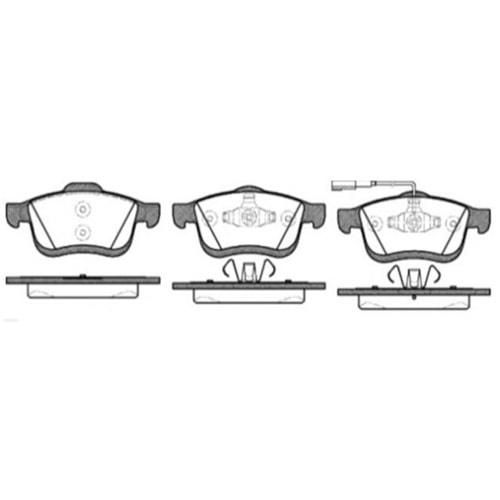 (MGA-55126) Ön Fren Balatası Fiat Doblo 1.3Jtd-1.4-1.6Jtd-2.0Jtd 2010 Sonrası