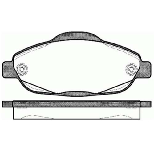 Ön Fren Balatası Peugeot 308 07_13 Arası 308 13 Sonrası 3008 09_13 Arası 1.6Hdi-1.6Vt
