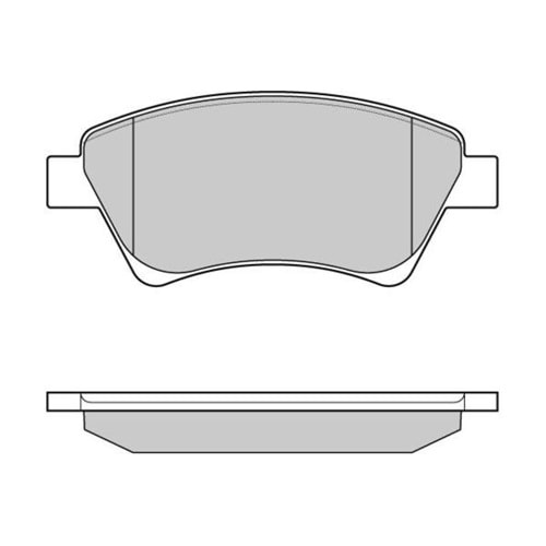Ön Fren Balatası Renault Megane II 1.5-1.9 Dci 11.02 Sonrası Scenic 05 Sonrası