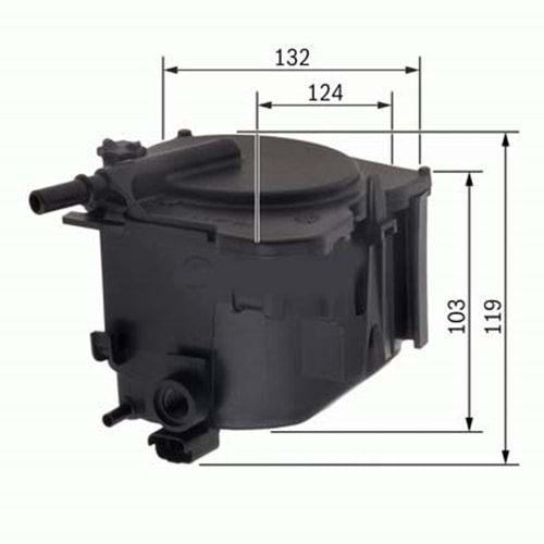 Mazot Filtresi Berlingo-C3-C4-C5-Xsara Picasso-P206-P207-P307-C5 II-C5