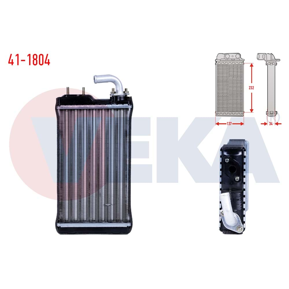 Kalorifer Radyatörü Mekanik Fiat DKŞ 1.6 93_02 Arası