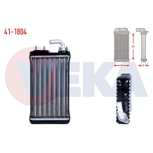 Kalorifer Radyatörü Mekanik Fiat DKŞ 1.6 93_02 Arası