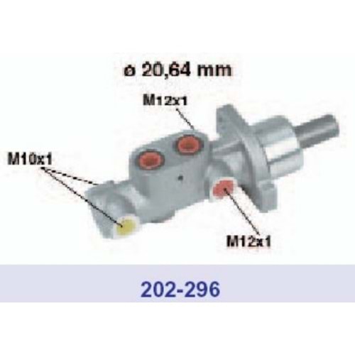 Fren Ana Merkez 20.64 Mm Abs'Siz Peugeot 306