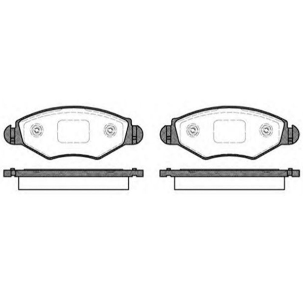 Ön Fren Balatası Wva 23205 Peugeot 206 1.4-1.4Hdi-1.6 01 Sonrası