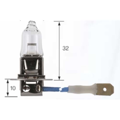 Ampul Far H3 12V 100W