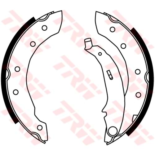 Çİ Arka Fren Balatası Pabuc Balata Peugeot 106-206-306 Saxo Xsara Clio II Symbol