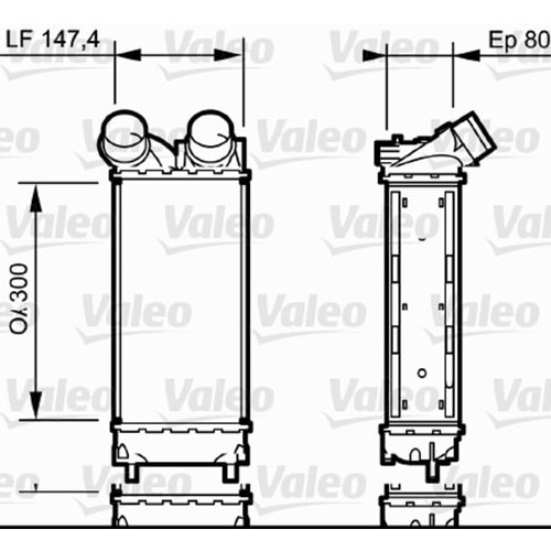 Turbo Radyatörü Berlingo-C4-P308-Partner Tepe 1,6H